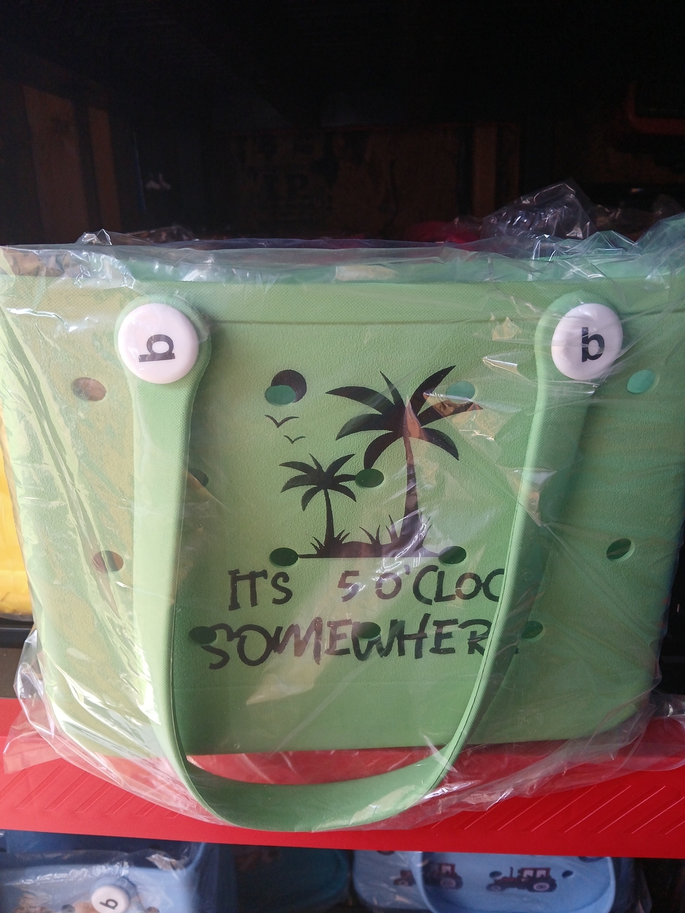 Its 5 OCLOCK SOMEWHERE Small size - bogg like bag